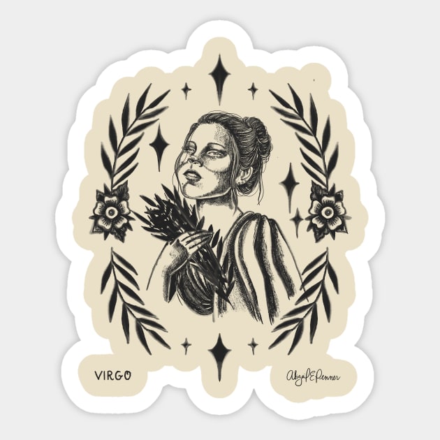 Virgo Sticker by Abigail E. P. 